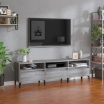 Telerikapp, hall sonoma, 150x30x44,5 cm, tehispuit