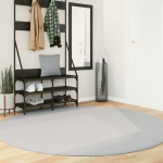 Vaip "huarte", l&uuml;hikese narmaga, pestav, hall, &oslash; 200 cm