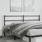 Metallist voodipeats, must, 193 cm