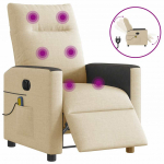 Elektriline massaažitool, kreemjas, kangas