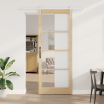 Liuguks koos riistvarakomplektiga 93x232 cm kvaliteetsest m&auml;nnipuidust