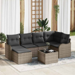Aia diivanikomplekt padjaga 7 tk hall pol&uuml;rooster