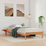 Voodiraam koos k&uuml;lglaudadega Vahapruun 100 x 220 cm Tahke m&auml;nd