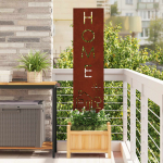 Aia privaatsuse kate rooste 32 x 140 cm kulunud teras