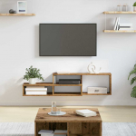 Seinakinnitusega TV alus 120x25x28,5cm tehispuit