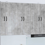 K&ouml;&ouml;gikapp riiuliga uksega betoonhall 60 x 31 x 100 cm tehispuit