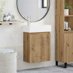 Vannitoa vanity &uuml;ksus koos segistiga Artisan tamm