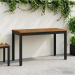 Aiapink 80,5 x 35 x 45 cm Tugev akatsiapuu Naturaalne ja must