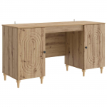 Laud riiuliga uksega Artisan tamm 142,5 x 50 x 75 cm Tehispuit