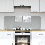 K&ouml;gi splashback 2 tk helehall 70 x 50 cm karastatud klaas