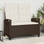 Aiapink Pruun ja kreem 105 x 60 x 112 cm Teras ja pol&uuml;ester
