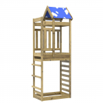 M&auml;ngutorni pruun 85 x 52,5 x 239 cm tugev immutatud puit
