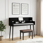 Stuudio laud Must tamm 110 x 40 x 19,5 cm Tehispuit