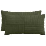 Diivanipadi 2 tk ALMELO roheline 40 x 80 cm manchester