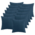 Diivanipadi 12 tk ALMELO tumesinine 45 x 45 cm manchester