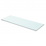 Klaasist riiuliplaat 70 x 25 cm l&auml;bipaistev