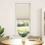 PLISSEEKARDIN 40 X 125 CM KREEMJAS