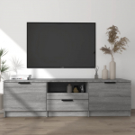 Telerikapp, hall sonoma tamm, 140x35x40 cm, tehispuit