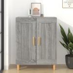 Puhvetkapp, hall sonoma tamm, 69,5 x 34 x 90 cm, tehispuit