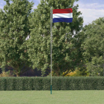 Hollandi lipp ja lipumast, 6,08 m, alumiinium