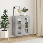 Puhvetkapp, betoonhall, 69,5 x 34 x 90 cm, tehispuit