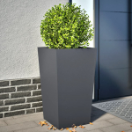 Aia taimekastid 2 tk, antratsiithall, 45x45x75 cm, teras