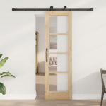 Liuguks pruun 61 x 198.5 cm puit ja metall