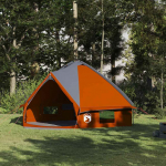 Teepee Telk 8-Inimesele Hall ja oranž 490 x 410 x 210 cm