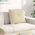 Seljatugi padi cream 60 x 19 x 50 cm kangas