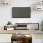 Seinakinnitusega TV alus 150x25x28,5cm tehispuit