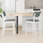 S&ouml;&ouml;gitoa Toolid 2 tk Valge 48 x 49 x 95 cm Paks Kautsukipuit