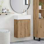 Vannitoa vanity &uuml;ksus koos segistiga Artisan tamm