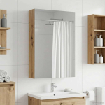 Vannitoa peeglikapp riiuliga Artisani tamme 40 x 10,5 x 60,5 cm