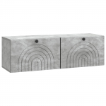 Rippuv TV kapp Betoonhall 98 x 31 x 30 cm Tehispuit