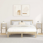 &Ouml;&ouml;kapp sahtliga 2 pcs Sonoma tamm 30,5 x 27 x 59,5 cm Tehispuit