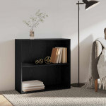Raamatukapp Must tamm 60 x 30 x 76.5 cm Tehispuit