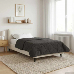Suvised teki Antratsiit 155 x 220 cm Mikrokiud ja Teddy villa