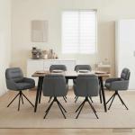P&ouml;&ouml;rlevad Toiduainete Toolid 6 pcs Kunstnahk Hall