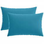 Diivanipadi 2 pcs HEERLEN Helesinine 40 x 60 cm Pol&uuml;ester