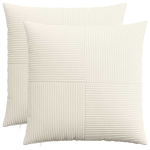 Diivanipadi 2 tk ALMELO kreemjas 55 x 55 cm manchester