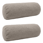 Diivanipadi 2 tk HEERLEN helehall &oslash; 15 x 40 cm boucl&eacute;