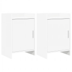 &Ouml;&ouml;kapid 2 pcs Valge 40 x 30 x 60 cm Tehispuit