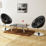 Baaripukid 2 tk, must, kunstnahk