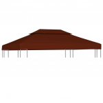 Kahekordne varjualuse katus 310 g/m&sup2; 4 x 3 m, terrakota
