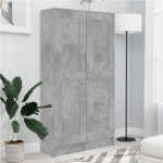 Raamaturiiul betoonhall 82,5 x 30,5 x 150 cm tehispuit