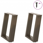 KOHVILAUA JALAD U-KUJULISED 2 TK, NATURAALNE TERAS, 28 X (42&ndash;43) CM, TERAS