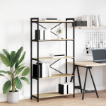 Raamatukapp Sonoma tamm 80 x 30 x 155 cm Tehispuit
