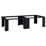 Pesumasina pedestal 2 tk must 127 x 54,5 x 32,5 cm teras