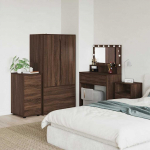 Hoiukapp pruun tamme 40 x 48 x 81 cm tehispuit