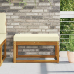Aia istmepadi cream 80 x 40 x 8 cm 100% Pol&uuml;ester